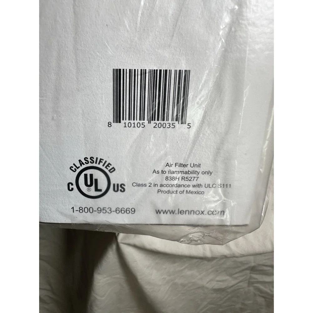 Healthy‎ Climate MERV 13 Furnace Filter 16x25x5 Lennox 19L16 Sealed